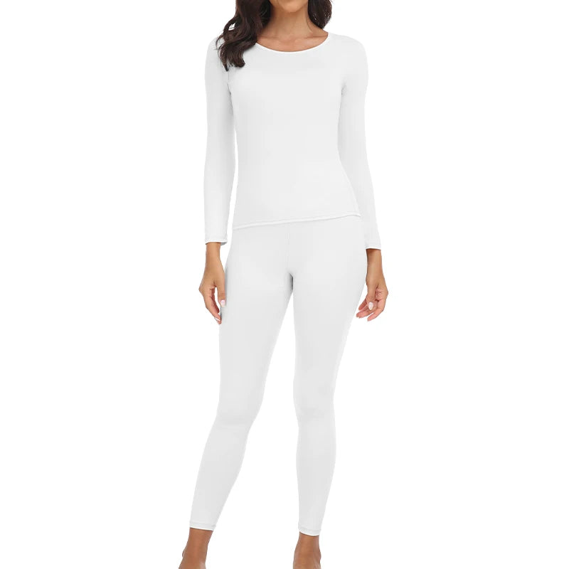 Thermal Underwear for Women Long Johns Base Layer Cold Weather Top Bottom Women's Underwear Set
