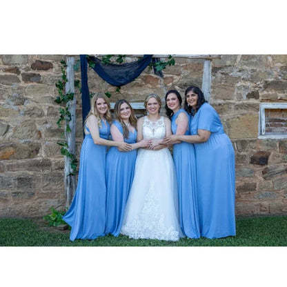Multiway Bridesmaid Dress Infinity Outfit Floor Length Maxi Wrap Convertible Dresses Wedding Dress Multi-way Rust Dress