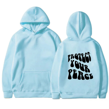 Retro American Fleece Hoodie Women's Long Sleeve Oversized Comfortable Street Style Winter Thermal Polyester Print Sweatshirt