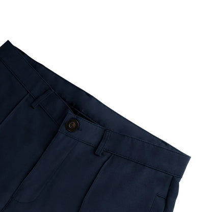 Men's Casual Pure Color Double Fold Line West Pants Spring Summer Autumn Fashion City Style Cotton Polyester Blend Leisure Tr...