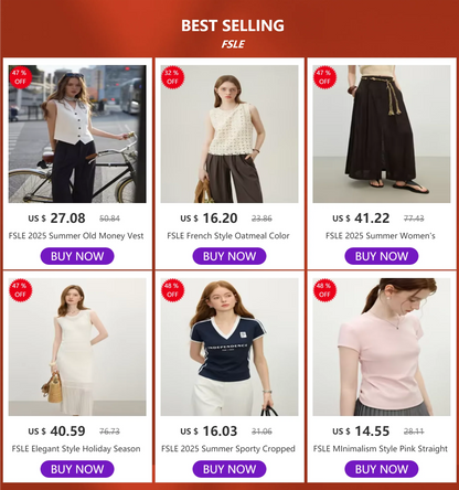 FSLE Autumn Women Wedding Guest Dress Spring Long Sleeves Dress Three-quarter Sleeve Cotton Elegant 2025 Slim Waist  Dress