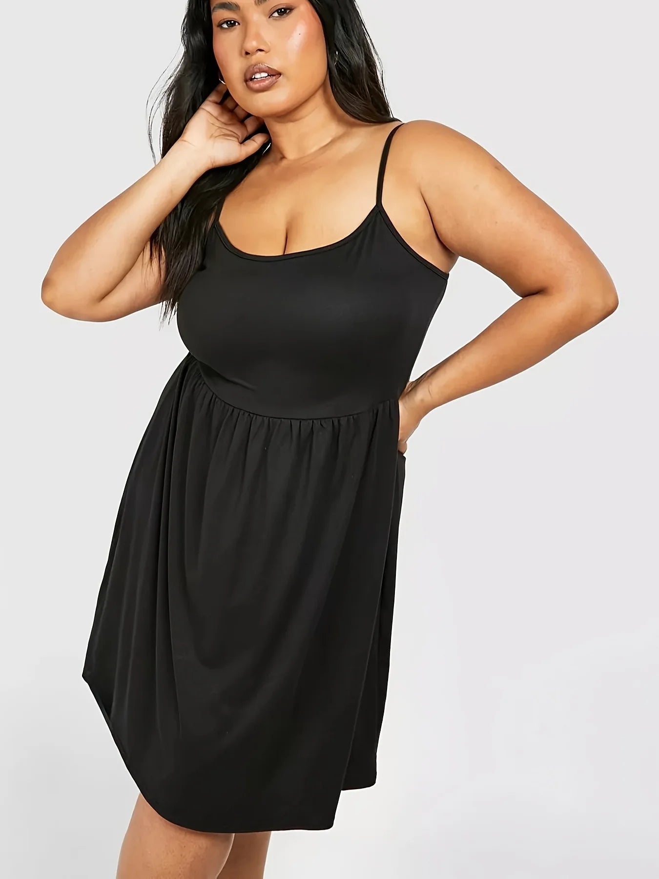 Plus Size Strapless Maxi Dress Elegant Casual Knitted Polyester Long Fairy Skirt Style No-Leg No-Sleeve Midi Length Gown