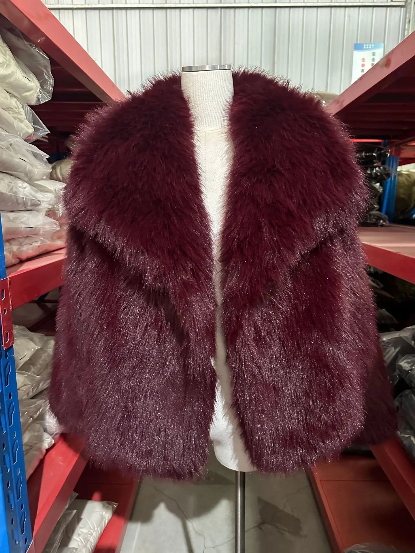 Women's Faux Fur Jacket Loose Long-Sleeved Coat Toca Fox Design Autumn/Winter 2025 Collection