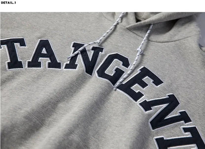 Loose Men's Oversized Hoodie Sweatshirt Autumn Trendy Cityboy Letter Print Casual Streetwear Comfortable Soft Polyester