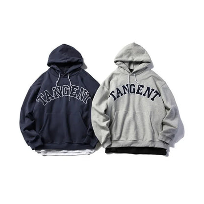 Loose Men's Oversized Hoodie Sweatshirt Autumn Trendy Cityboy Letter Print Casual Streetwear Comfortable Soft Polyester
