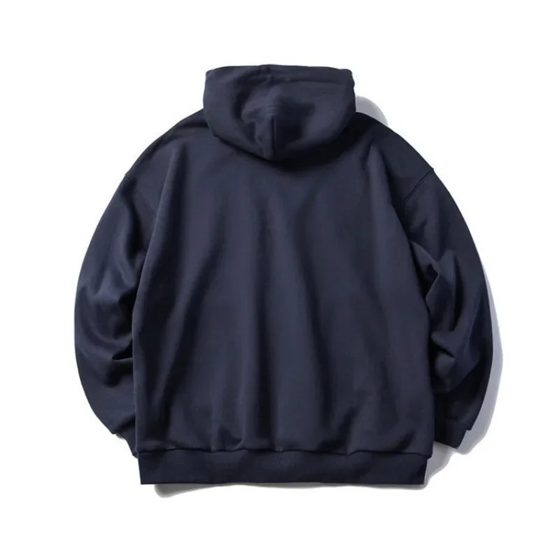 Loose Men's Oversized Hoodie Sweatshirt Autumn Trendy Cityboy Letter Print Casual Streetwear Comfortable Soft Polyester