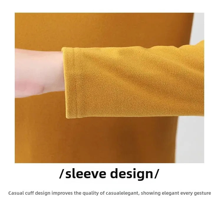 Korean Style Women's round Neck Long Sleeve Base Shirt Early Autumn New Pure Color Threaded Top Trendy T-shirt Slim Fit