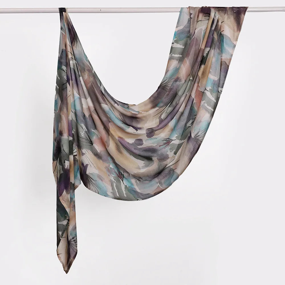 Premium Printed Hijab Headscarf Soft Breathable Hijab Muslim Women Islam Cotton Shawls and Wraps Viscose Modal Hijab