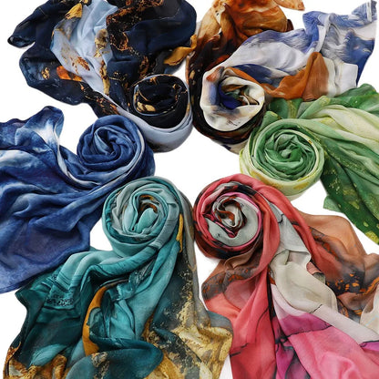 Premium Printed Hijab Headscarf Soft Breathable Hijab Muslim Women Islam Cotton Shawls and Wraps Viscose Modal Hijab