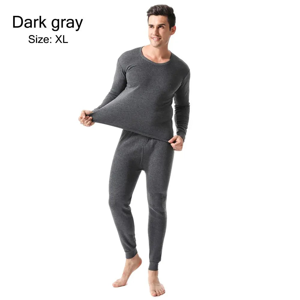 Cold Weather Warm Ultra Soft Thermal Underwear for Men Men's Thermal Underwear Set Top & Bottom Set Men's Long Johns Set