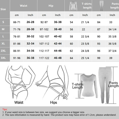 Thermal Underwear for Women Long Johns Base Layer Cold Weather Top Bottom Women's Underwear Set