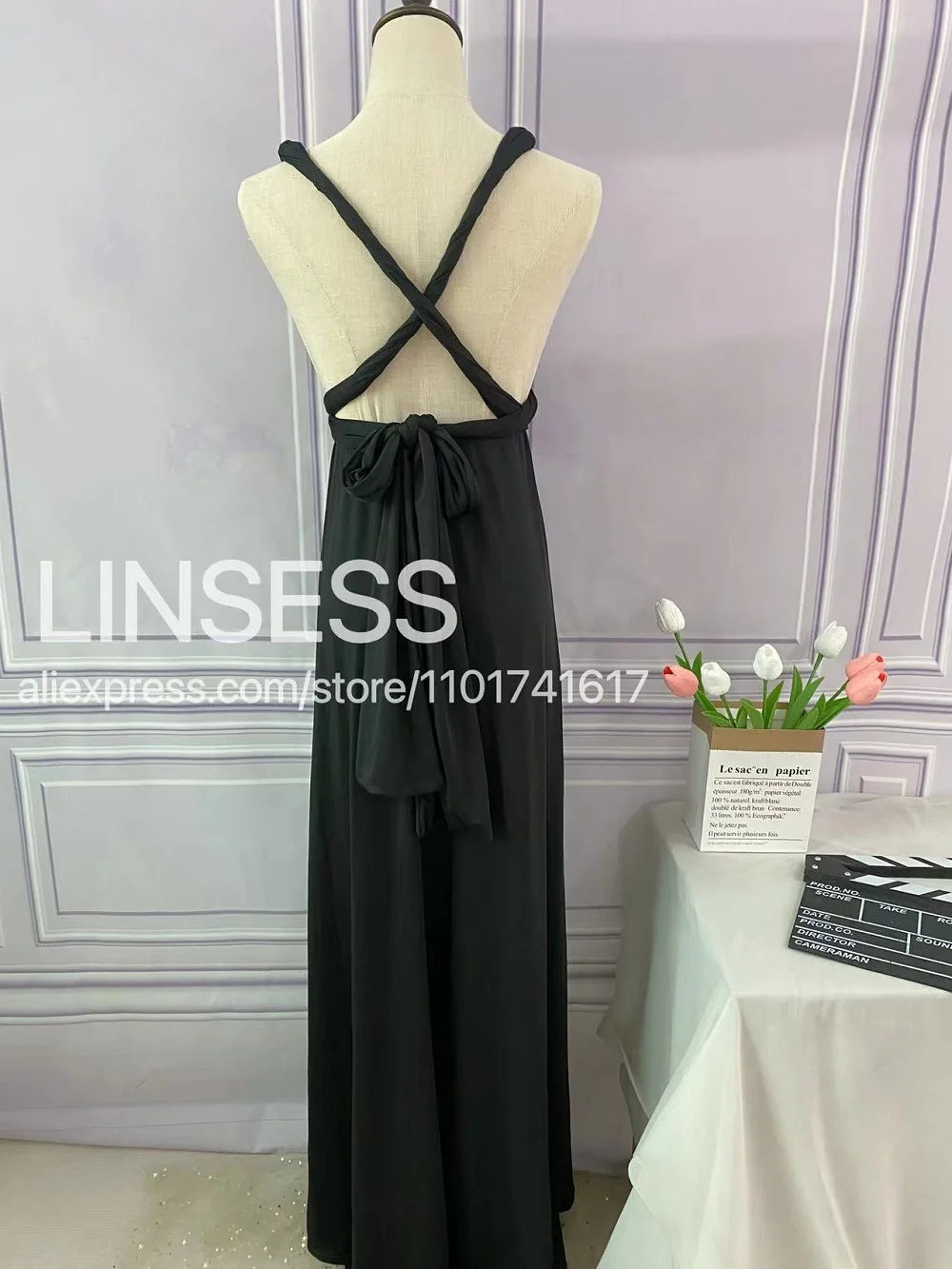 Multiway Bridesmaid Dress Infinity Outfit Floor Length Maxi Wrap Convertible Dresses Wedding Dress Multi-way Rust Dress