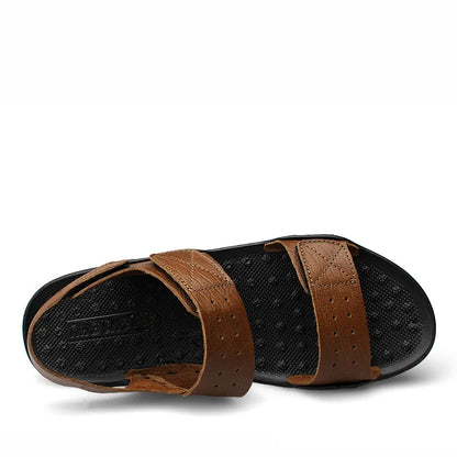 Men's New Summer Breathable Men's Sandals Fashion Trend Beach Shoes Slippers Sandals Mens Sandals Summer Genuine Leather Sandals