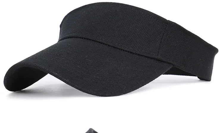 Summer Sun Protection Peaked Cap Unisex Solid Color Sun Caps Outdoor Sports Casual Sun Hat Tennis Hat Baseball Cap Golf Visor