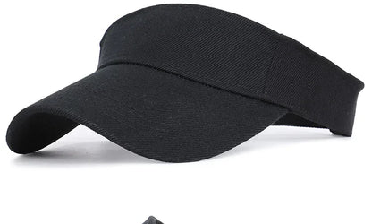 Summer Sun Protection Peaked Cap Unisex Solid Color Sun Caps Outdoor Sports Casual Sun Hat Tennis Hat Baseball Cap Golf Visor
