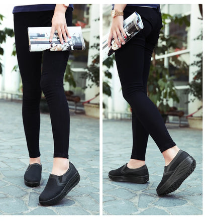 Womens Shoes 2026 Summer Swing Casual Air Mesh Breathable Wedges Sport Femme Platform Shoes Zapatos Sneakers Women