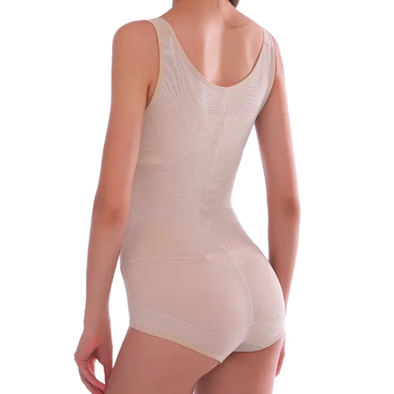 Breathable Shaping One-Piece Tummy Control Body Shaper Hip Lifter Corset Belly Trimmer Shapewear Waist Trainer Slimming Bodysuit