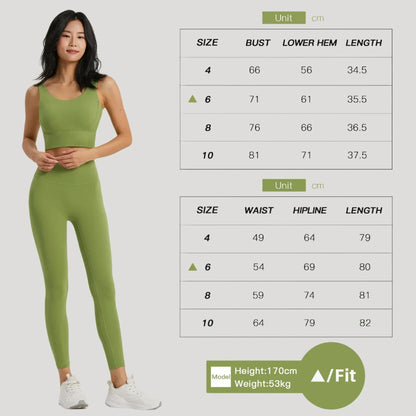 Seamless Yoga Set Women Gym Clothing Sports Bra Semi-Fixed Cups Workout Tops Anti Rolling Yoga Leggings with Pocket Tights