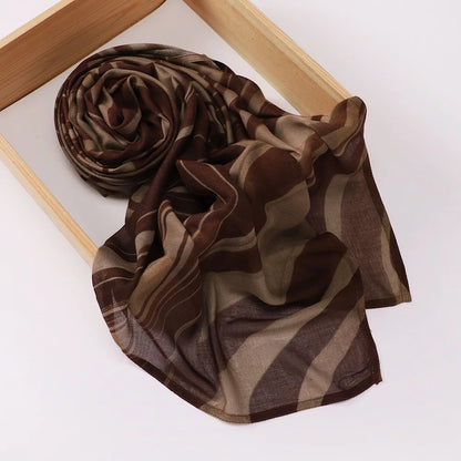 Premium Printed Hijab Headscarf Soft Breathable Hijab Muslim Women Islam Cotton Shawls and Wraps Viscose Modal Hijab