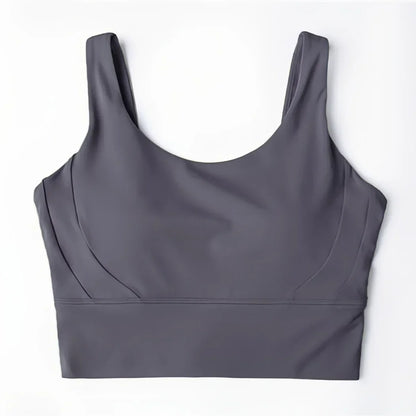 Seamless Yoga Set Women Gym Clothing Sports Bra Semi-Fixed Cups Workout Tops Anti Rolling Yoga Leggings with Pocket Tights