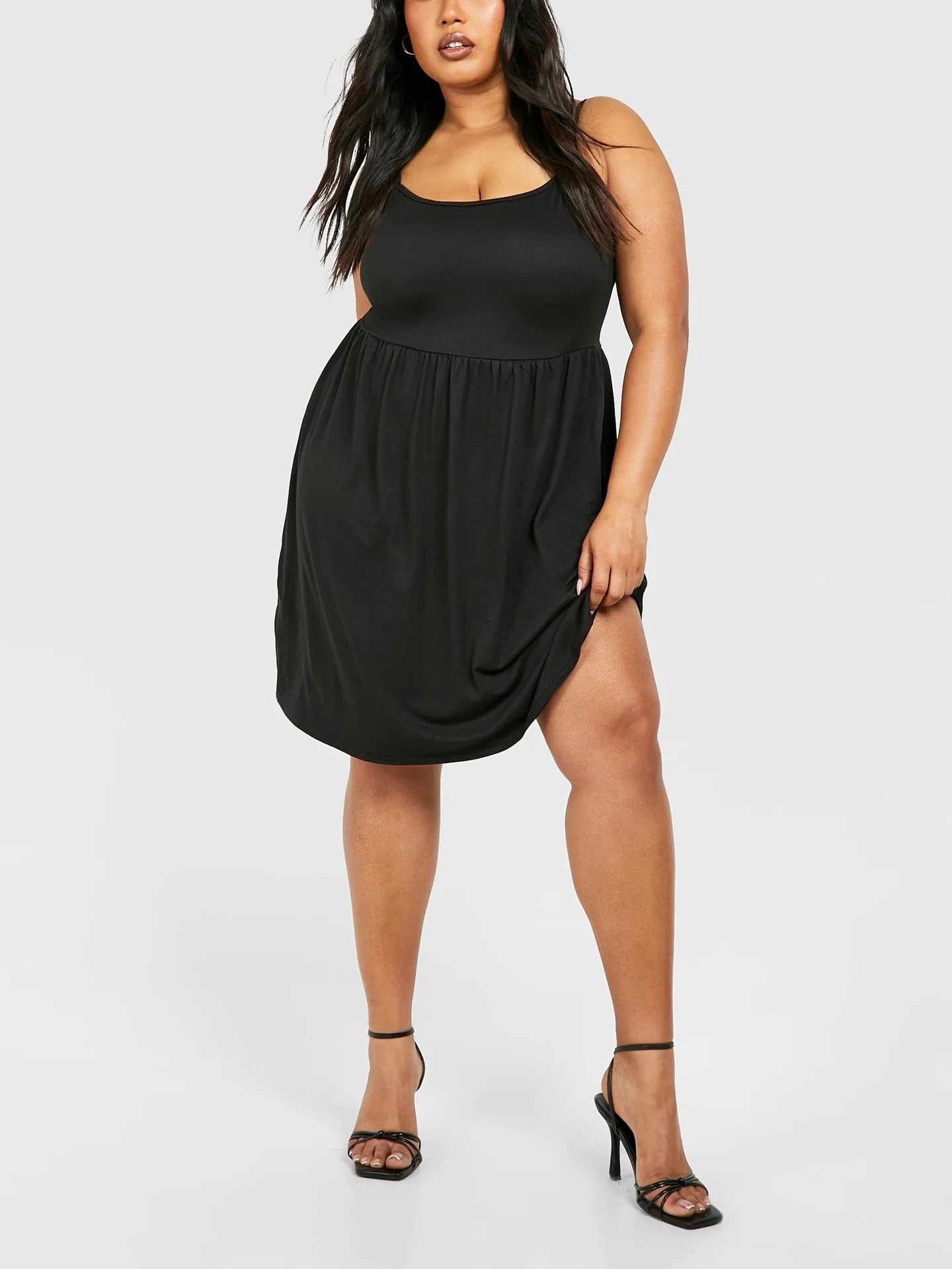 Plus Size Strapless Maxi Dress Elegant Casual Knitted Polyester Long Fairy Skirt Style No-Leg No-Sleeve Midi Length Gown