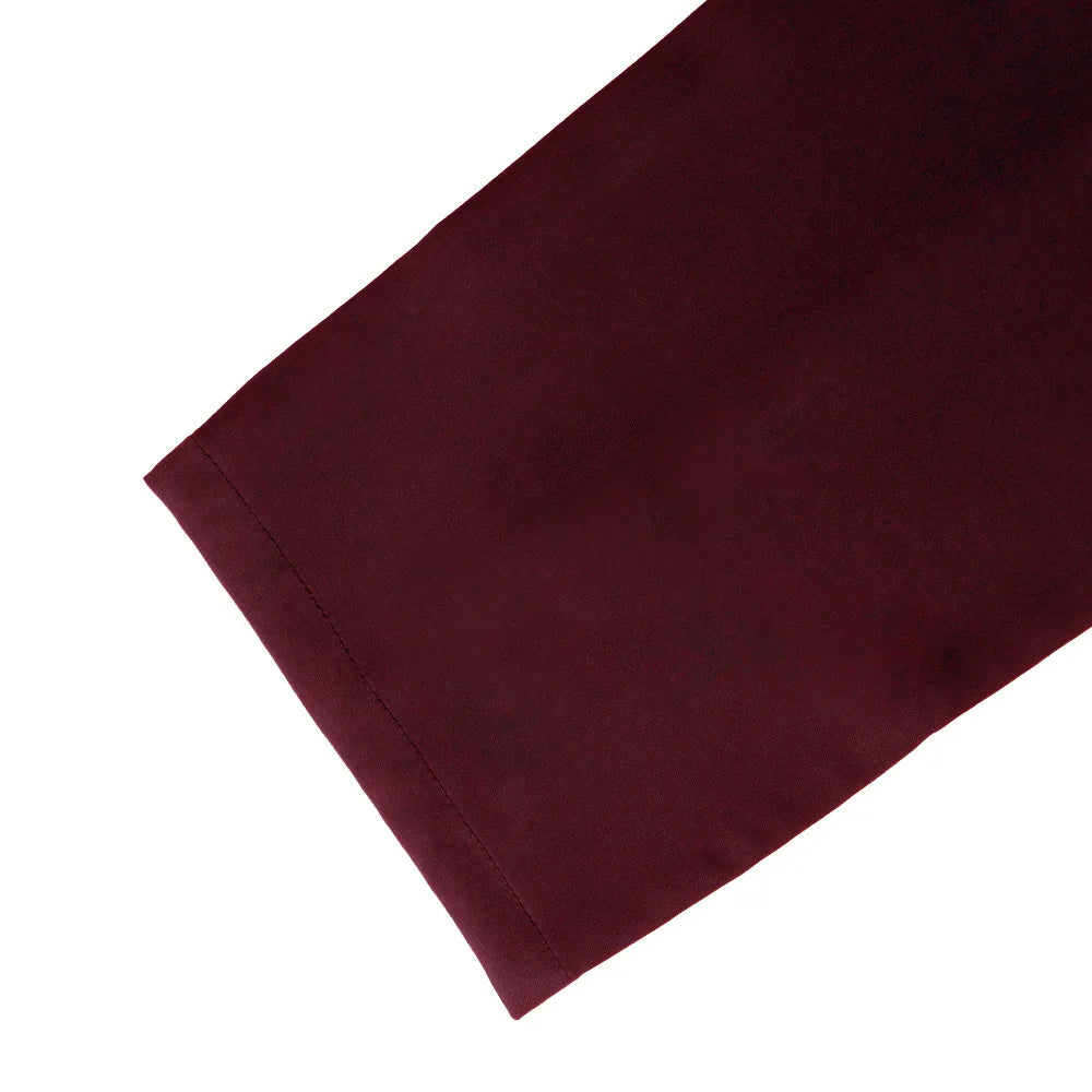 Men's Casual Pure Color Double Fold Line West Pants Spring Summer Autumn Fashion City Style Cotton Polyester Blend Leisure Tr...