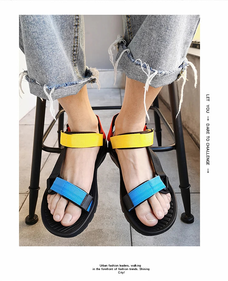 Fashion Outdoor Lightweight EVA Sole Breathable Sandy Beach New Men Sandals Garden Shoes Summer High Quality Clogs Big Size 46