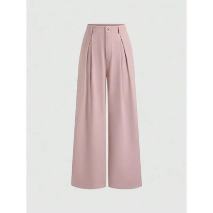 New Arrival I 53528L Wide Leg Long Pants Urban Style Commute Fashion Polyester Fabric High Quality Cut Label Removed