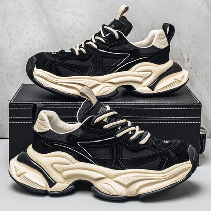 Male Sneakers Casual Sneaker Soft and Comfortable Sports and Leisure Shoes for Men Platform Sports Shoes Wear-resistant Fashion