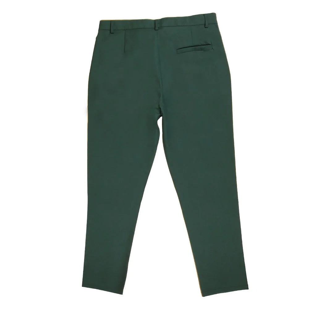 Men's Casual Pure Color Double Fold Line West Pants Spring Summer Autumn Fashion City Style Cotton Polyester Blend Leisure Tr...
