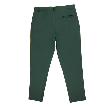 Men's Casual Pure Color Double Fold Line West Pants Spring Summer Autumn Fashion City Style Cotton Polyester Blend Leisure Tr...