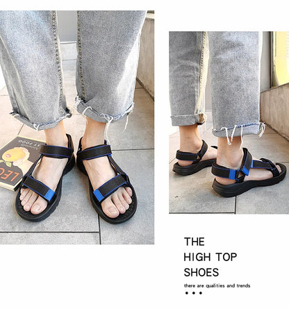 Fashion Outdoor Lightweight EVA Sole Breathable Sandy Beach New Men Sandals Garden Shoes Summer High Quality Clogs Big Size 46
