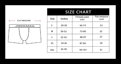 JOCKMAIL  Mens Underwear Boxers Bulge Enhancing with Push Up Cup Underwear Men Shorts Trunk Enlarge Mens Panties Underpants