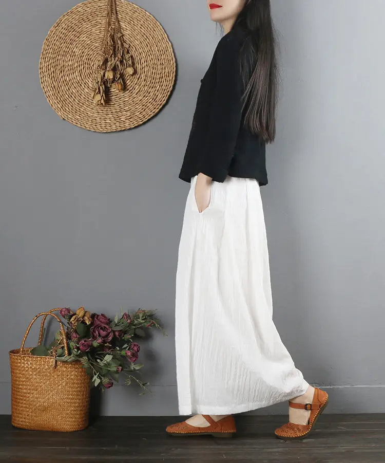 2022 Summer Chinese Style Ethnic Long Sleeve Women Retro Embroidery Blouse Red T-shirt Cotton Oversize Loose Ladies Casual Tops