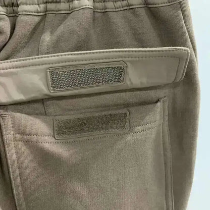 HKSH Men's Tide Classic Thicken Pure Cotton Fleece Harem Pants Suspension Sports Casual Trousers Dark Chic Grey RO Style HK1394