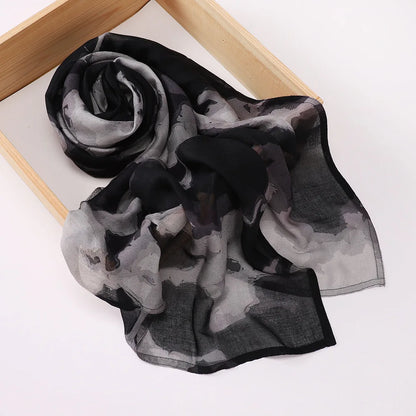 Premium Printed Hijab Headscarf Soft Breathable Hijab Muslim Women Islam Cotton Shawls and Wraps Viscose Modal Hijab