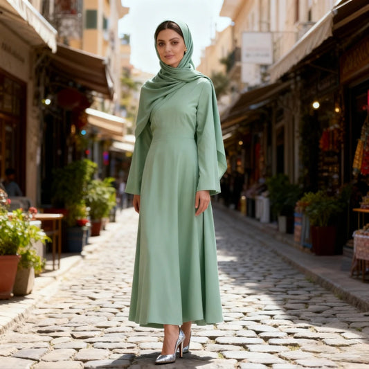 Women Cotton Linen Dresses Eid Muslim Vestidos Abaya Lace Up Ramadan Morocco Dubai Abayas Jalabiya Kaftan 2025 Arab Long Robe