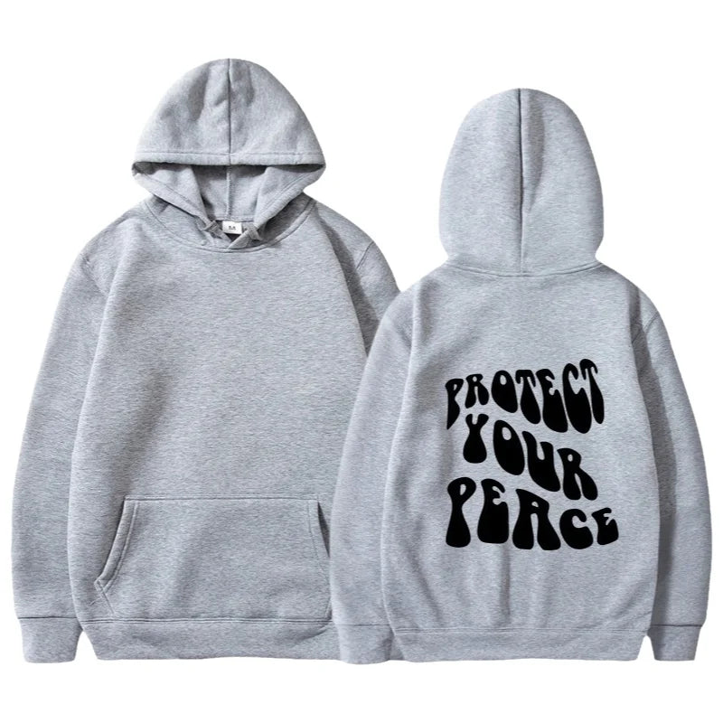 Retro American Fleece Hoodie Women's Long Sleeve Oversized Comfortable Street Style Winter Thermal Polyester Print Sweatshirt