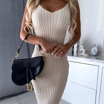 Fashion Long Sleeve Knitted Sweater And Dress Two Piece Sets For Women 2025 Autumn Winter Outfits Warm Sexy Bodycon Drsses Sets