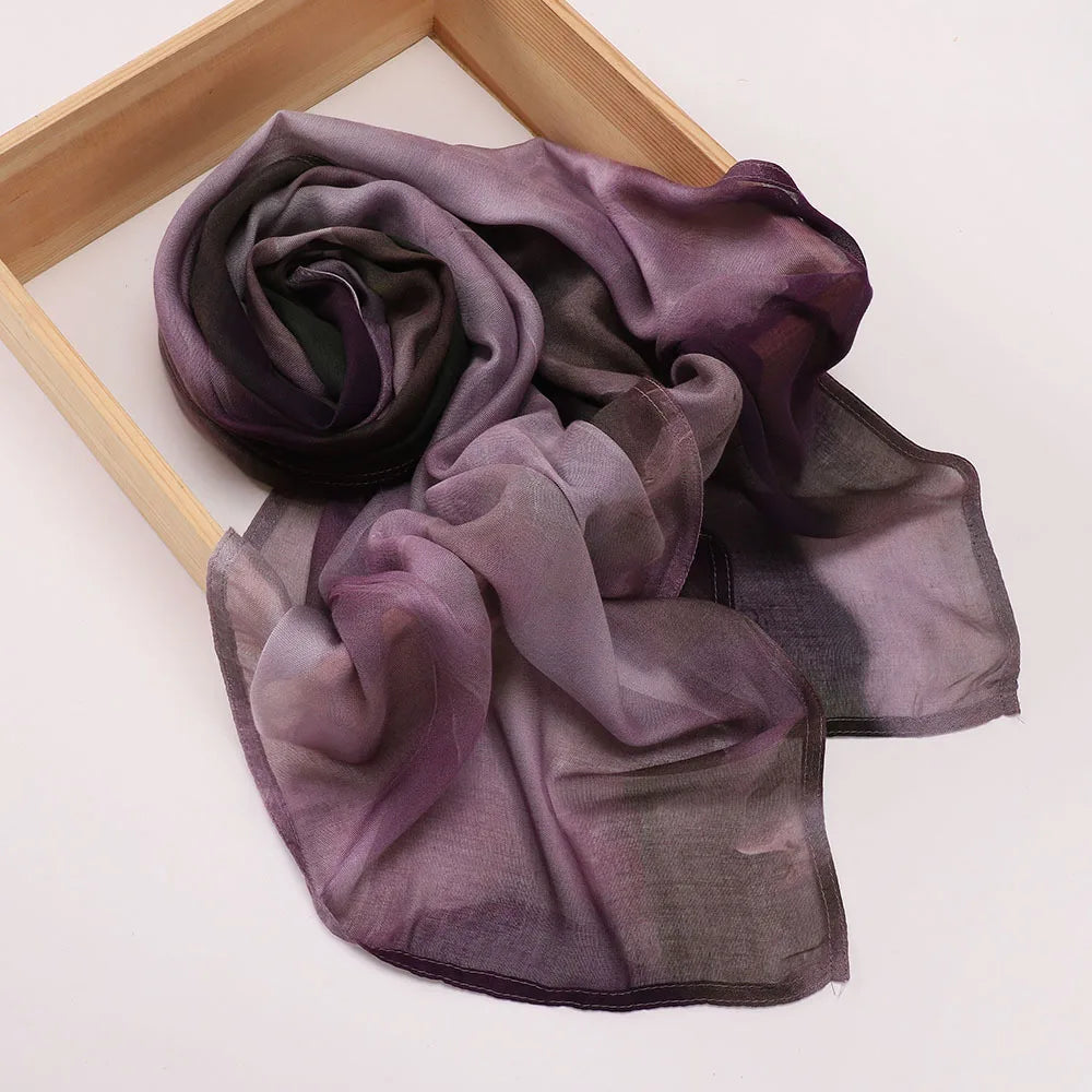 Premium Printed Hijab Headscarf Soft Breathable Hijab Muslim Women Islam Cotton Shawls and Wraps Viscose Modal Hijab