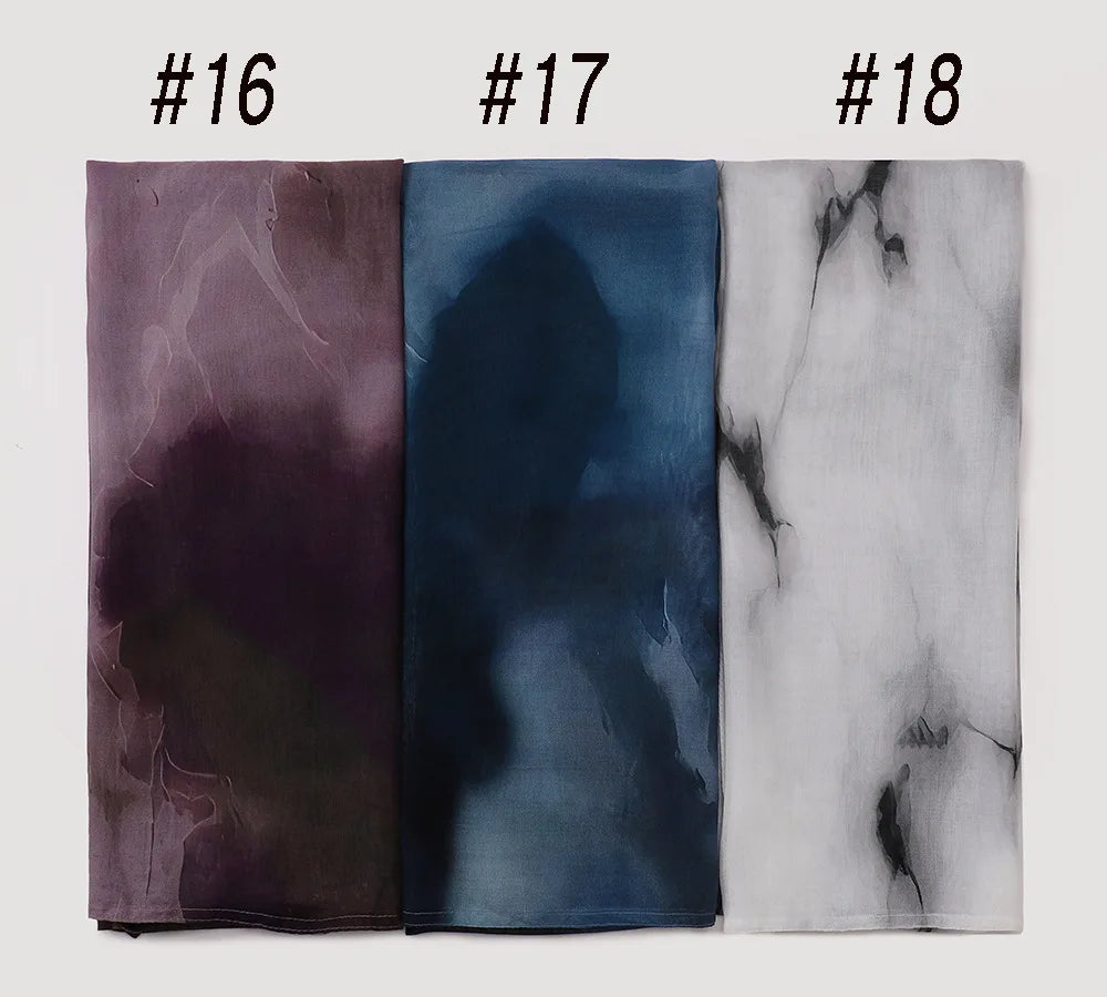 Premium Printed Hijab Headscarf Soft Breathable Hijab Muslim Women Islam Cotton Shawls and Wraps Viscose Modal Hijab