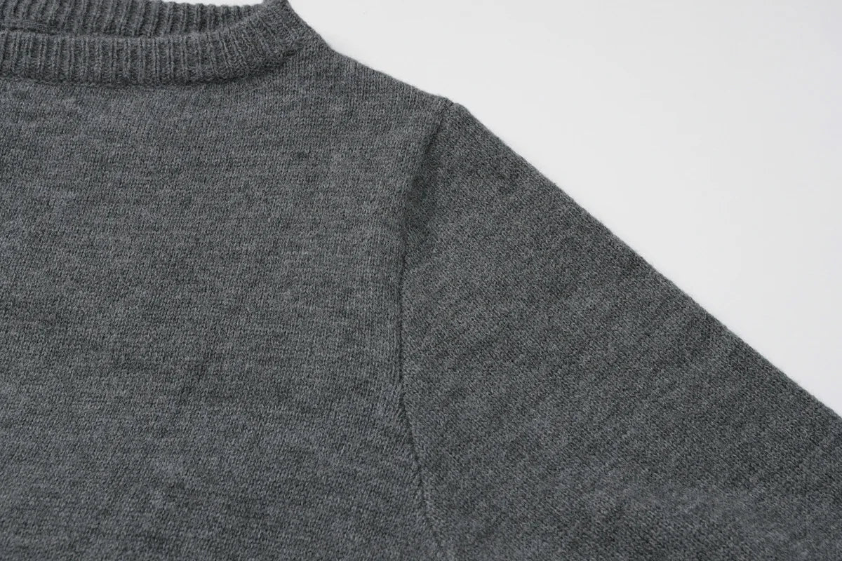 One Shoulder Beige Knitted Sweater Women's Pull Waist One-Shoulder Sweatshirt Jumper Pulls Spring Clothes 2026 Pullover Y2K New