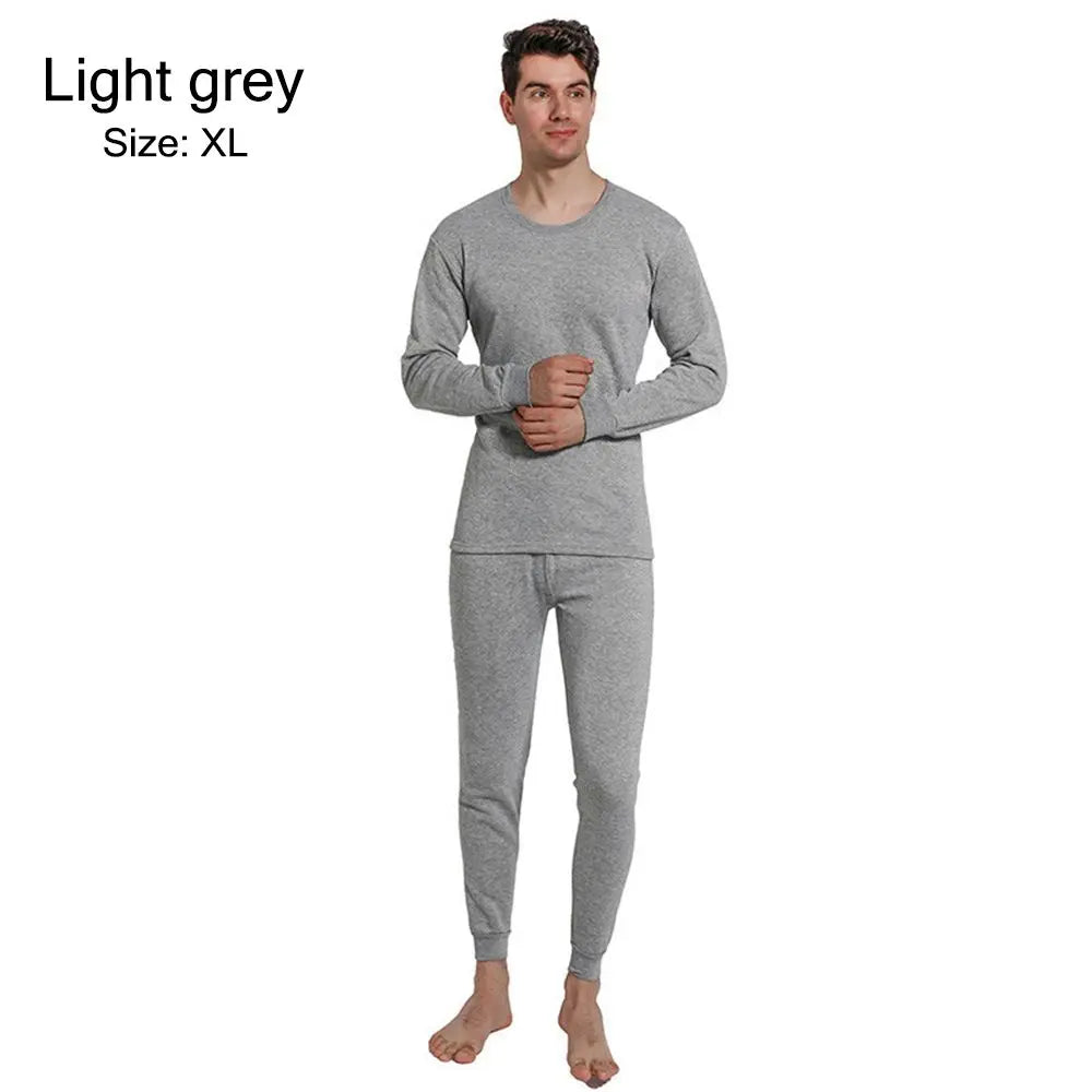 Cold Weather Warm Ultra Soft Thermal Underwear for Men Men's Thermal Underwear Set Top & Bottom Set Men's Long Johns Set