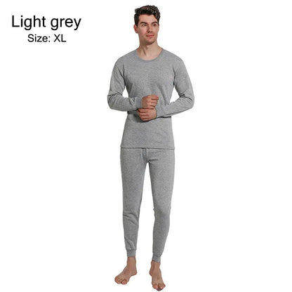 Cold Weather Warm Ultra Soft Thermal Underwear for Men Men's Thermal Underwear Set Top & Bottom Set Men's Long Johns Set