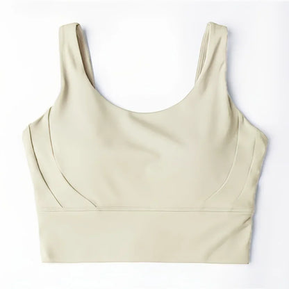 Seamless Yoga Set Women Gym Clothing Sports Bra Semi-Fixed Cups Workout Tops Anti Rolling Yoga Leggings with Pocket Tights