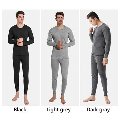 Cold Weather Warm Ultra Soft Thermal Underwear for Men Men's Thermal Underwear Set Top & Bottom Set Men's Long Johns Set