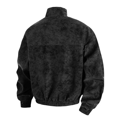 2025 Autumn and Winter New Jacket Men's Stand Up Collar Jacket Loose, Comfortable, Versatile, Handsome, High-quality Jacket  Men