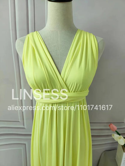 Multiway Bridesmaid Dress Infinity Outfit Floor Length Maxi Wrap Convertible Dresses Wedding Dress Multi-way Rust Dress