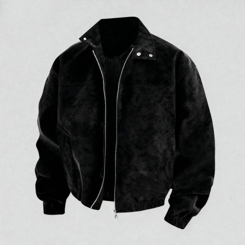 2025 Autumn and Winter New Jacket Men's Stand Up Collar Jacket Loose, Comfortable, Versatile, Handsome, High-quality Jacket  Men