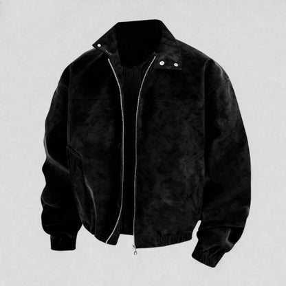 2025 Autumn and Winter New Jacket Men's Stand Up Collar Jacket Loose, Comfortable, Versatile, Handsome, High-quality Jacket  Men